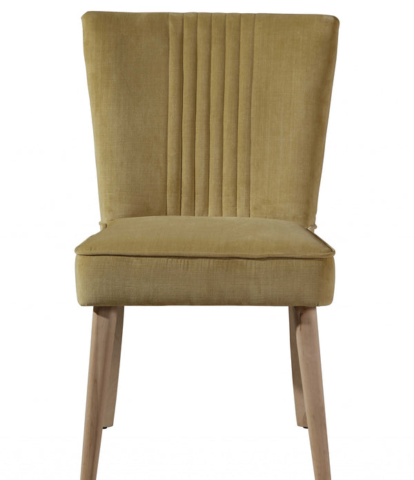 Khaki Microfiber Velvet Dining or Side Chair