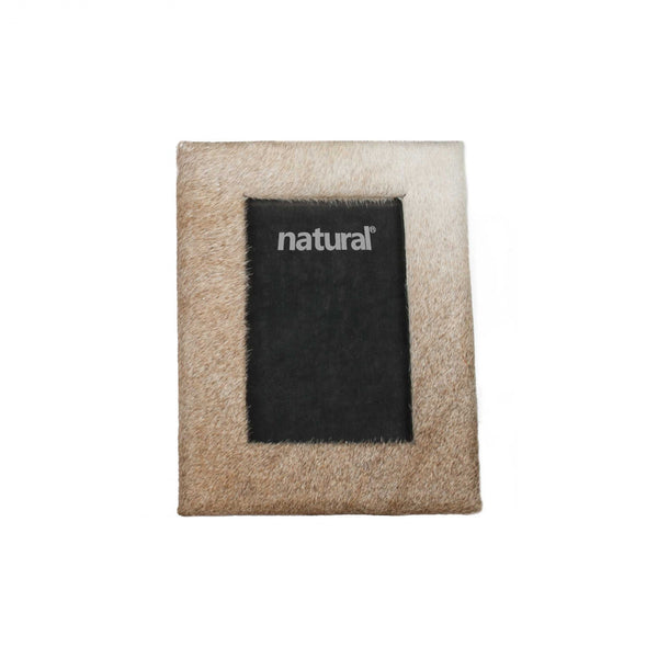 7" x 9" Natural  Cowhide   4" x 6" Picture Frame