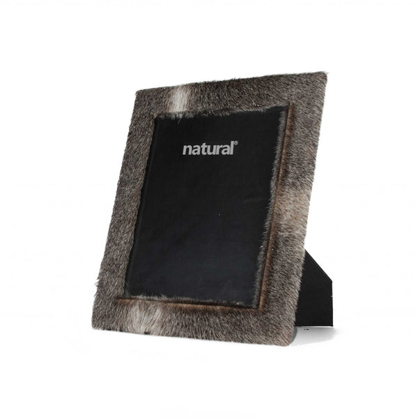 11" x 13" Grey  Cowhide   8" x 10" Picture Frame