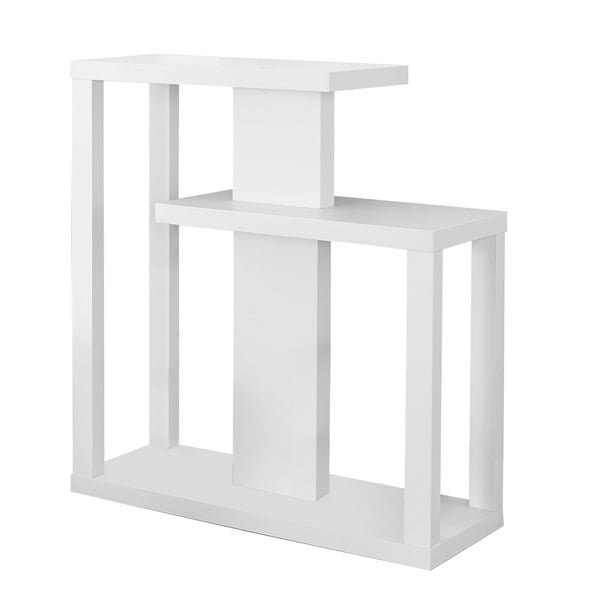 11.75" x 31.5" x 34" White Finish Hall Console Accent Table