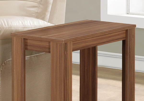 11.75" x 23.75" x 22" Walnut Particle Board Laminate  Accent Table