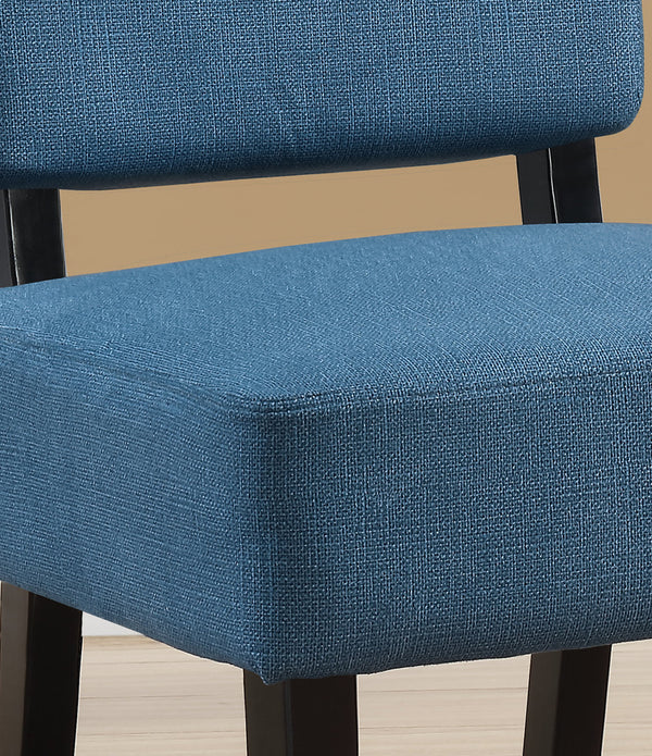 Modern Blue and Black Accent Lounge Chair