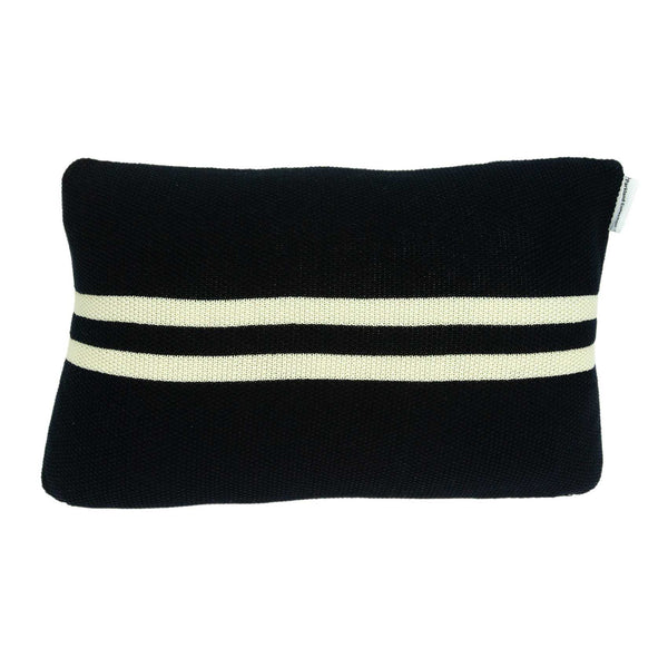 Nautical Navy Blue Anchor Lumbar Pillow Cover