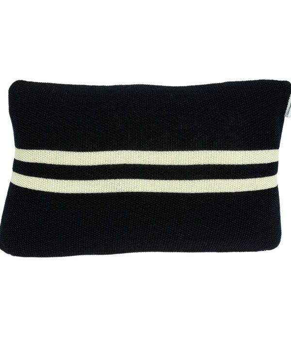 Nautical Navy Blue Anchor Lumbar Pillow Cover