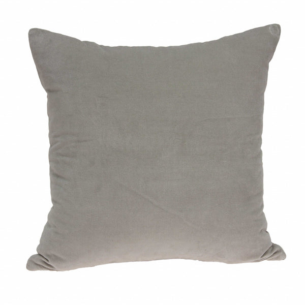 Super Soft Gray Solid Pillow Cover