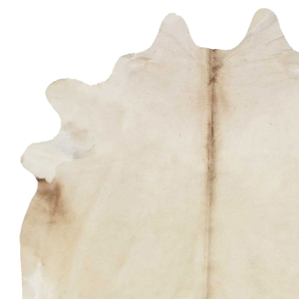 6' Blush Brindled Natural Cowhide Rug