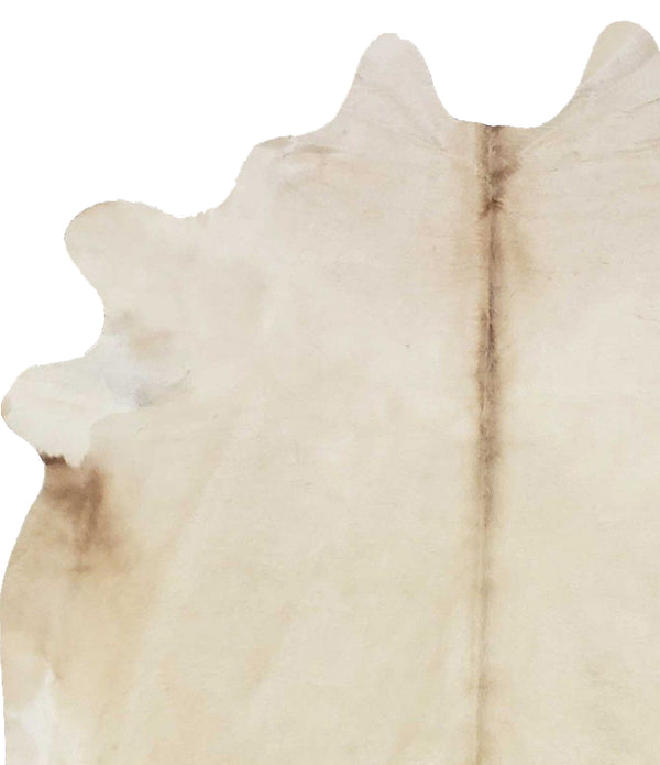 6' Blush Brindled Natural Cowhide Rug