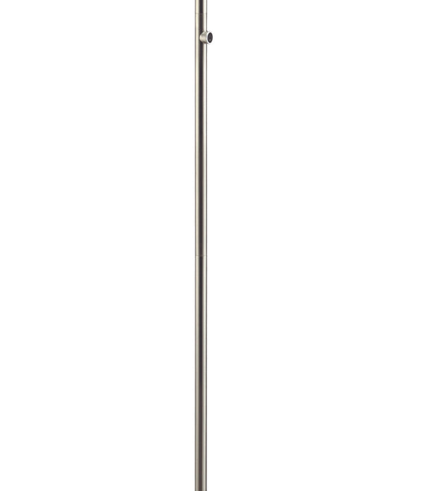 Brushed Nickel Adjustable Touch LED Floor Lamp