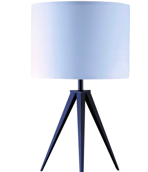 Contemporary Black Tripod Table Lamp