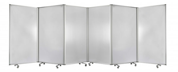 106 x 1 x 71 White Metal and PVC Resilient - Screen