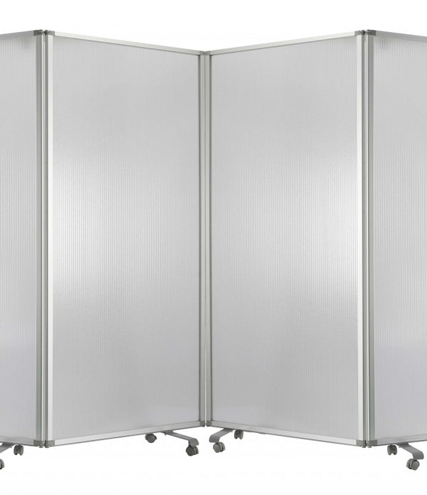 106 x 1 x 71 White Metal and PVC Resilient - Screen