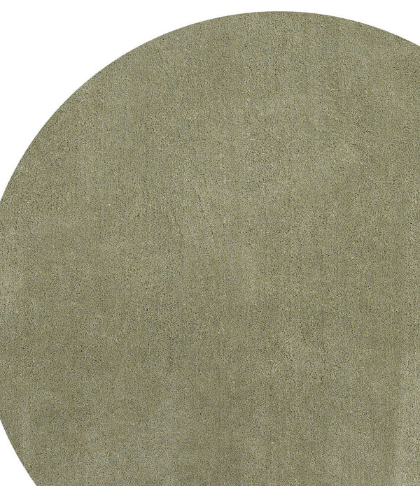 8' Sage Green Round Indoor Shag Rug