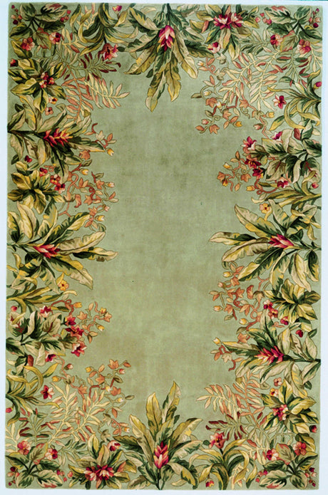 5' x 8'  Wool Sage Area Rug