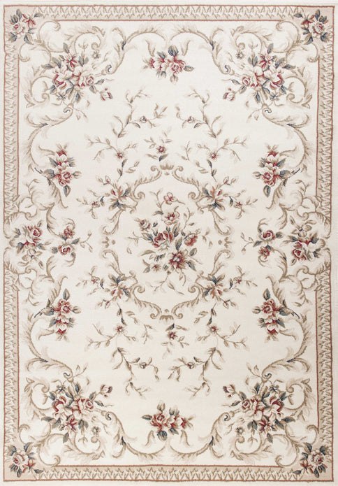 9' x 12'  Polypropylene Ivory  Area Rug