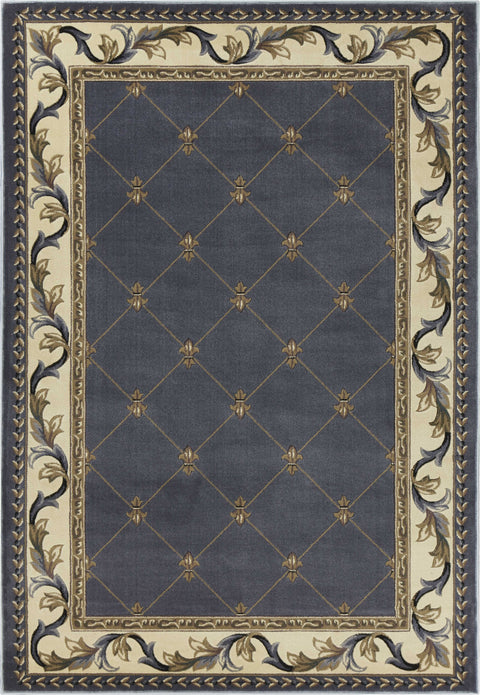 9' x 13'  Polypropylene Blue Area Rug