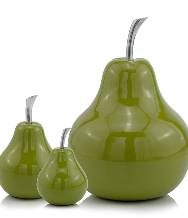 Buffed Green Extra Large Pear