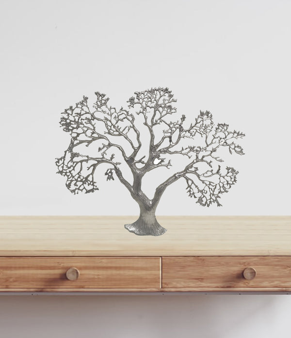 Silver Tree Wall Sculpture