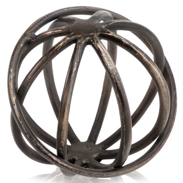 8' x 8' x 7' Bronze Large Sphere