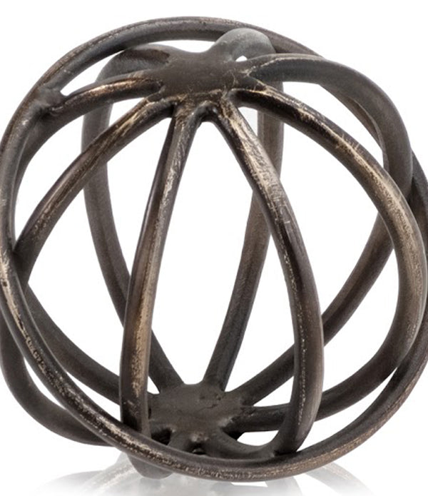 8' x 8' x 7' Bronze Large Sphere