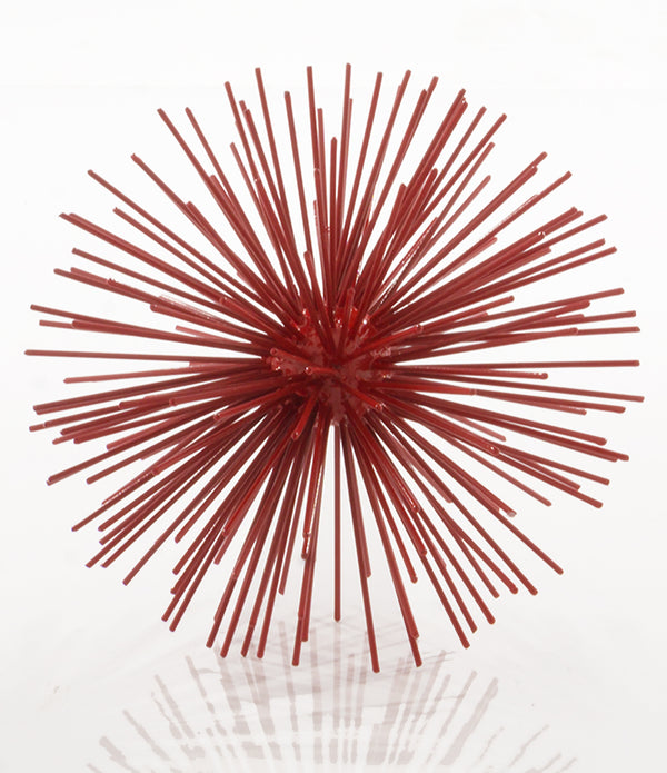 8' x 8' x 8' Red Medium Spiked Sphere