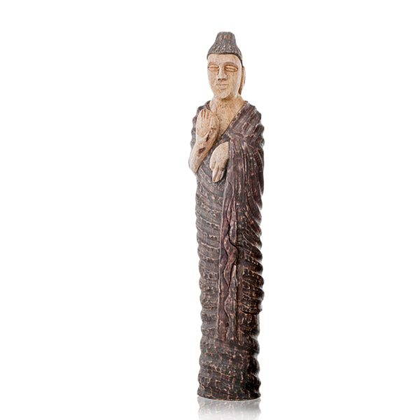 25' Natural and Brown Standing Buddha Sculpture