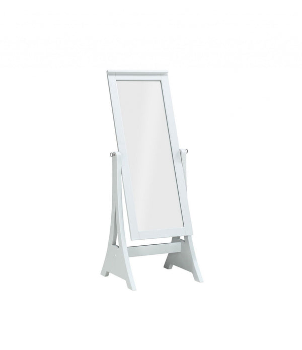 Eiffel Gray Wood Rectangle Standing Mirror