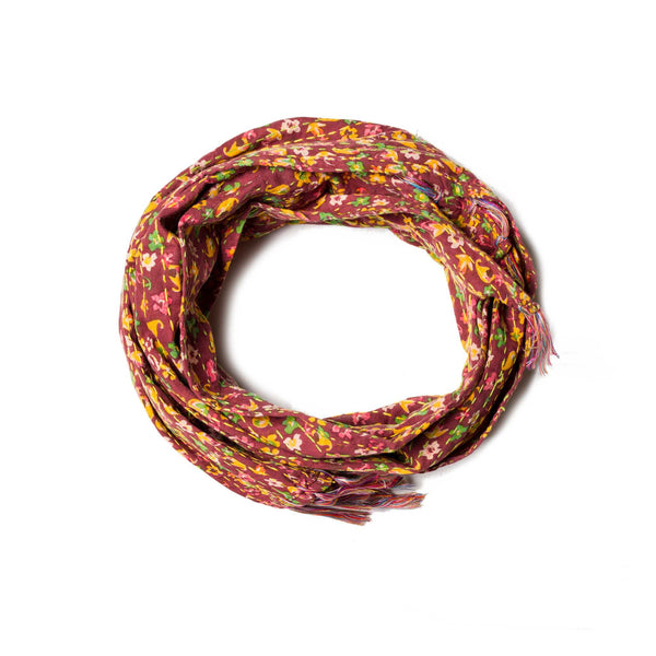 18" x 72" 100% Cotton Multicolor Scarf