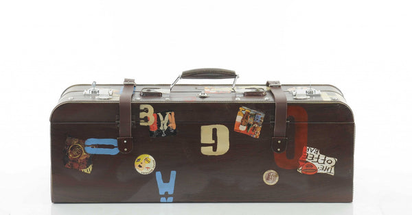 Cool Vintage Brown Decorative Suitcase