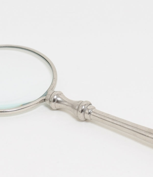 Vintage Look Stainless Stell Magnifying Glass