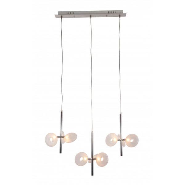 Contemporary Frosted Glass Ceiling Lamp