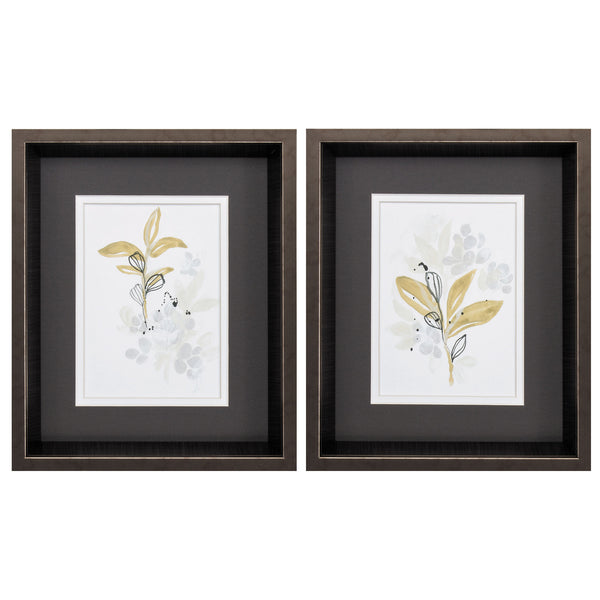 10' X 12' Brushed Silver Frame Minimalist Garden (Set of 2)