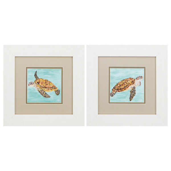 13' X 13' White Frame Calm Swim (Set of 2)