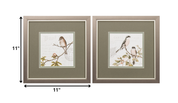 11' X 11' Metallic Bronze Frame Summer Song (Set of 2)