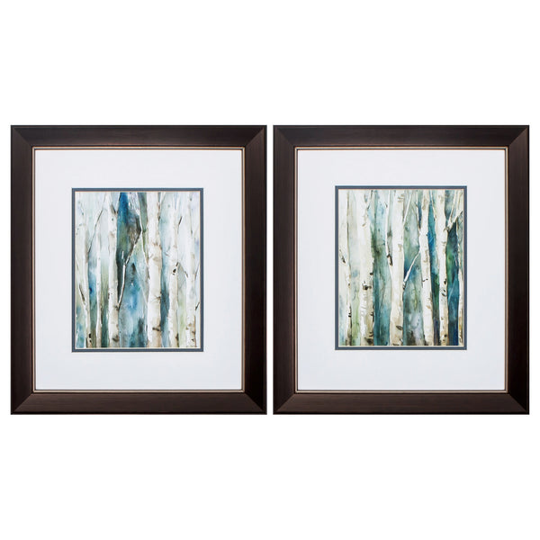 16' X 18' Metallic Bronze Frame River Birch (Set of 2)