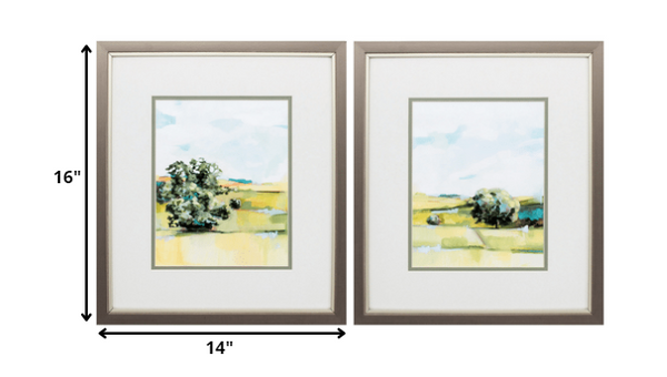 14' X 16' Metallic Bronze Frame Valley Breeze (Set of 2)