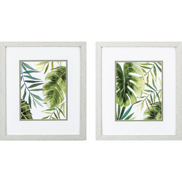 15' X 17' Off-White Frame Tropical Mix (Set of 2)