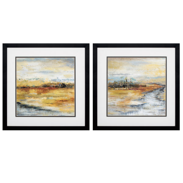 17' X 17' Silver Frame Silver River (Set of 2)