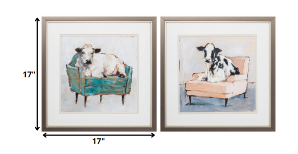 17' X 17' Metallic Bronze Frame Mooving In (Set of 2)