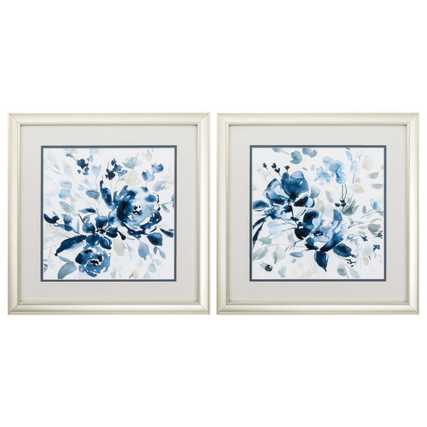 18' X 18' Champagne Gold Color Frame  Indigo Garden (Set of 2)