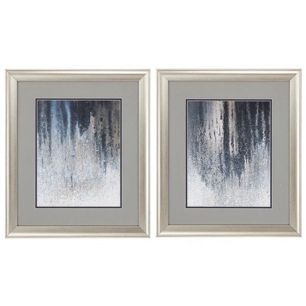 19' X 22' Brushed Silver Frame Summer Woods (Set of 2)