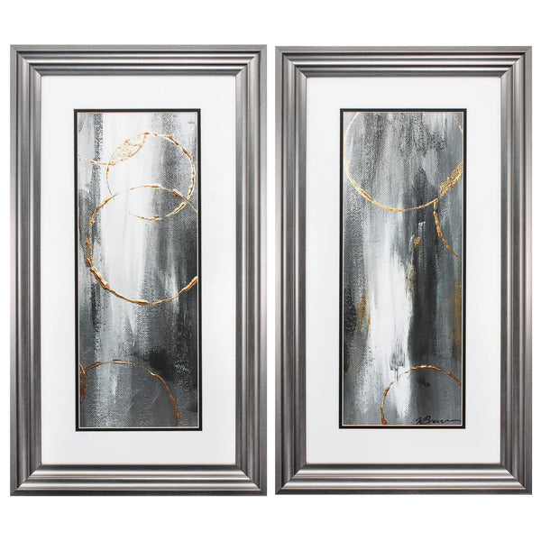 15' X 27' Gunmetal Gray Frame Gray Matter (Set of 2)