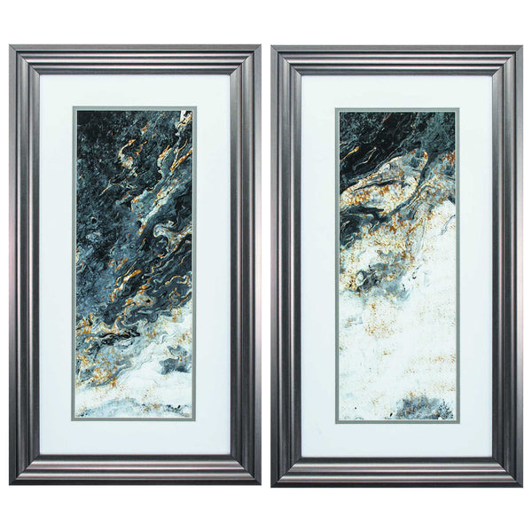 15' X 27' Gunmetal Gray Frame Stormy Weather (Set of 2)