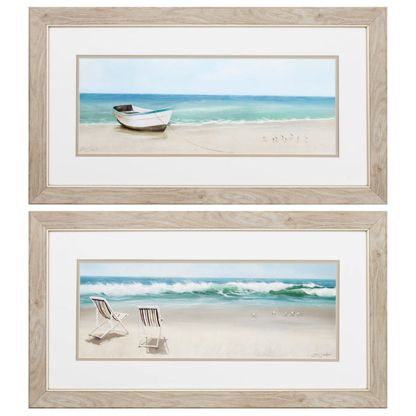 27' X 15' White Frame Tides View (Set of 2)