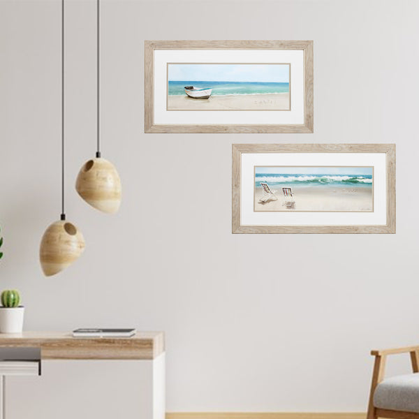 27' X 15' White Frame Tides View (Set of 2)