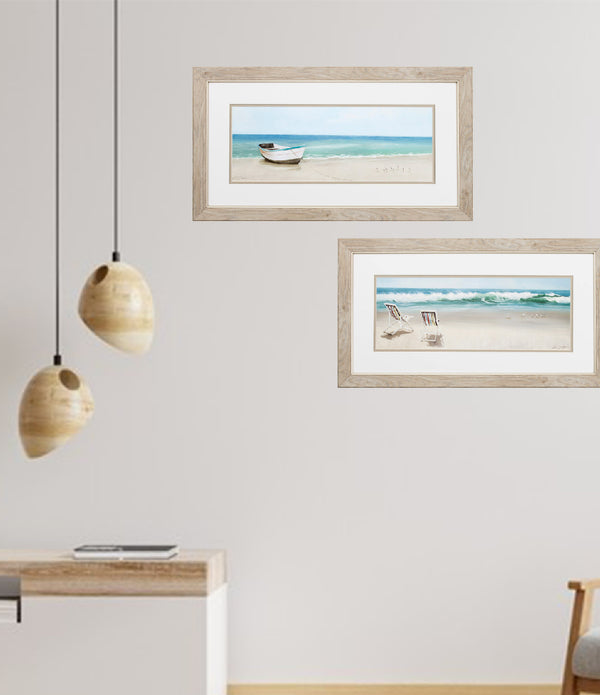 27' X 15' White Frame Tides View (Set of 2)