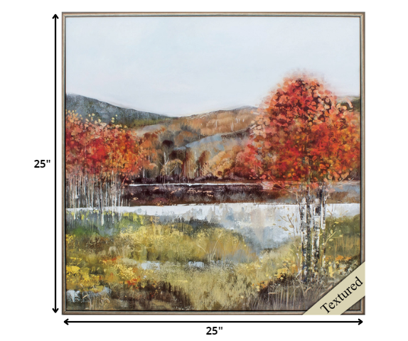 25' X 25' Champagne Frame Autumn Breeze I