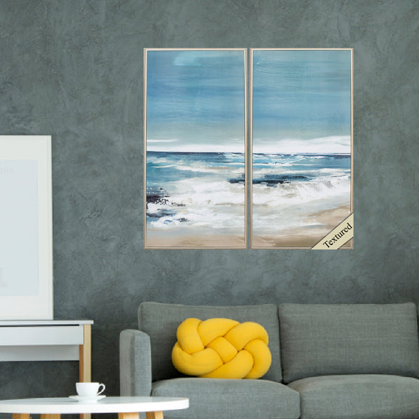 13' X 25' Ligth Wood Toned Frame East Coast (Set of 2)