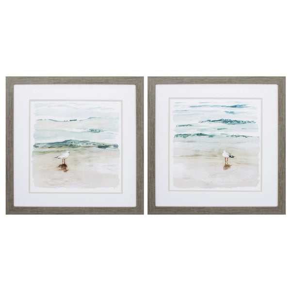 27' X 27' Woodtoned Frame Seagull Cove (Set of 2)