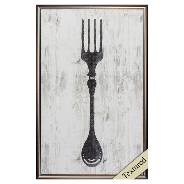 20' X 31' Brown Frame Black Fork On Wood