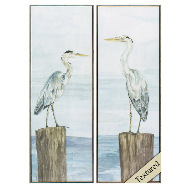 13' X 36' Woodtoned Frame Ocean Sky Panel (Set of 2)